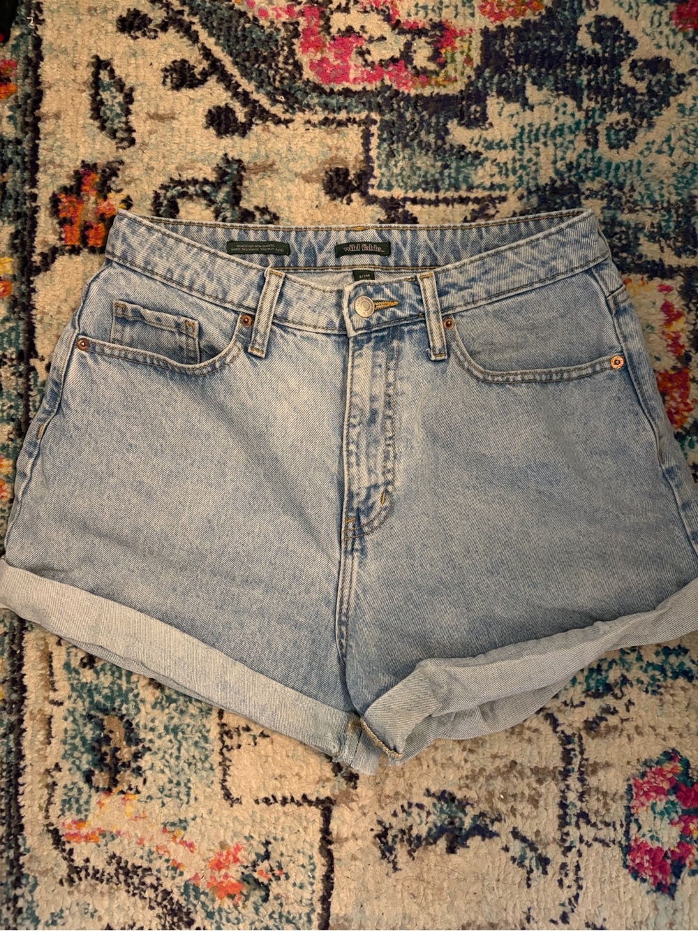 wild fable Light Wash High-Rise Jean Shorts